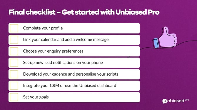 Final Checklist - Unbiased