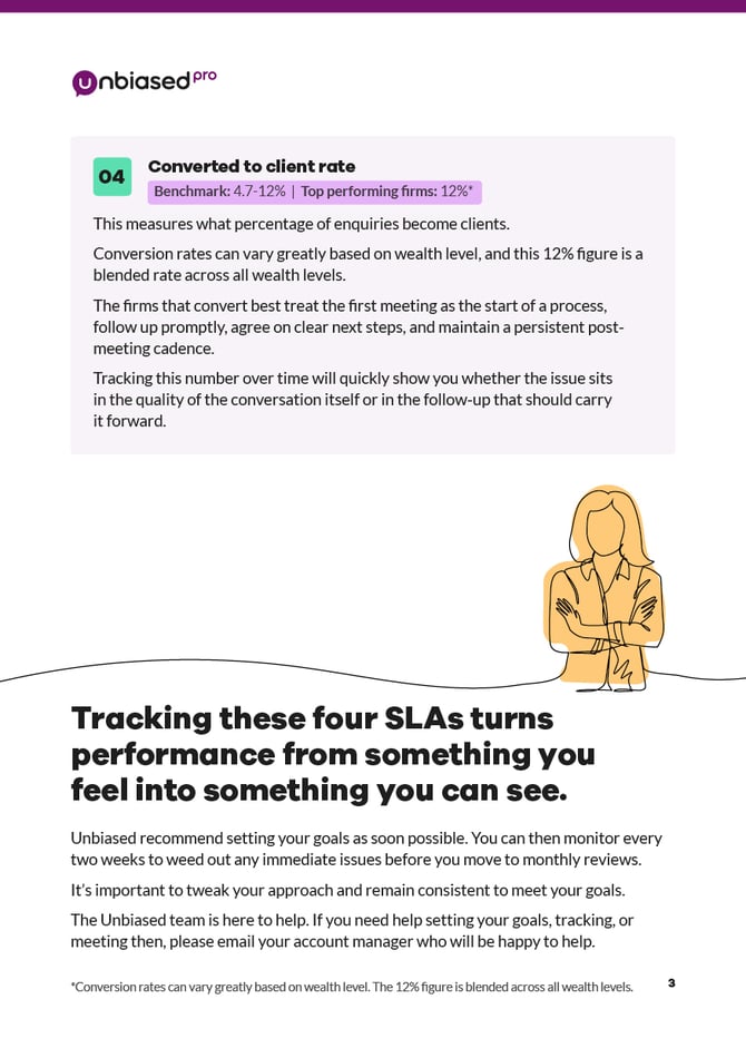 Key goals to track 3