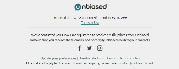 Unbiased Email